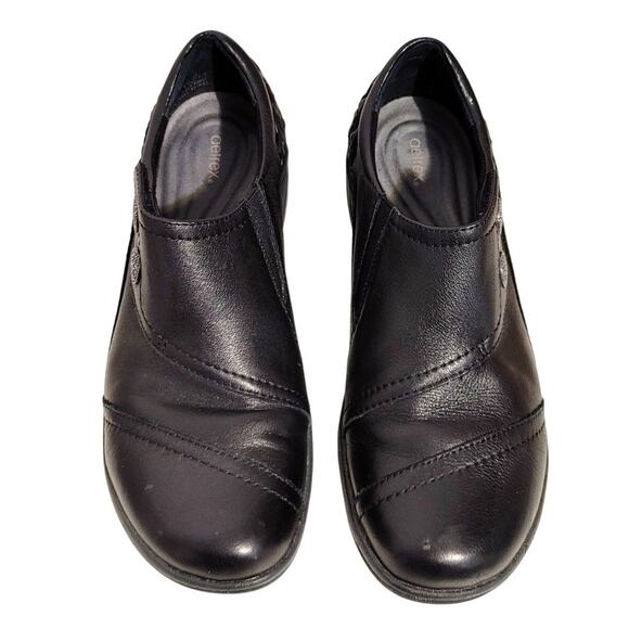 Aetrex Karina Monk Strap Shoes Close Toe Leather Black Womens US 9-9.5 UK 7-7.5 - Picture 5 of 10